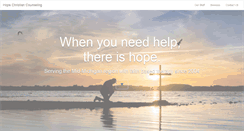 Desktop Screenshot of hopechristiancounseling.com